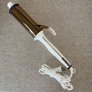 Kristin Ess Hair 2" Soft Bend Titanium Curling Iron White & Gold KES0193